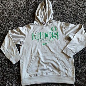 Nike university of Oregon pull over hoodie.